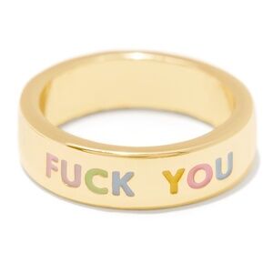 FRASIER STERLING F*ck You Ring - Multiple Sizes, NWT
